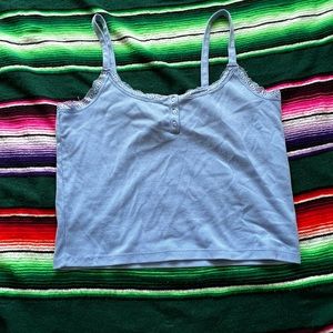 Periwinkle Crop tank top